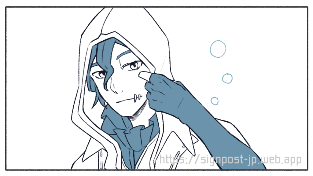 三角構図+額縁構図